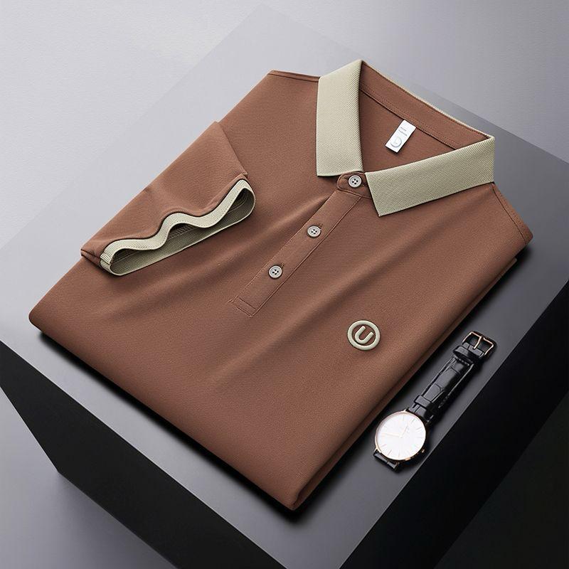 Embroidered Brown Regular Fit Polo T-Shirt